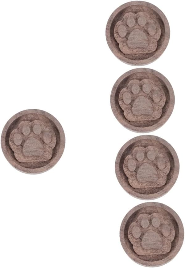 5 stk. eterisk oljediffuser treblokk aromaterapi diffuser for bil, hjem, kontor, innendørs bruk