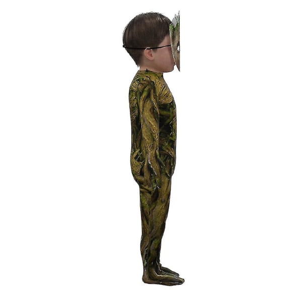 I'm Groot Performance Costume Guardians Of The Character Tights Groot Bodysuit Med Maskesæt Børn Unisex 9-10 Years