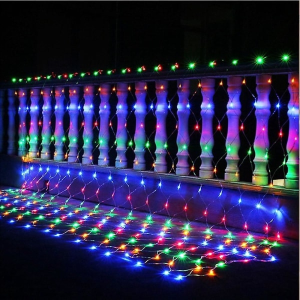Julelysnet 6m*4m 720LED 8 Tilstande Mesh Fe