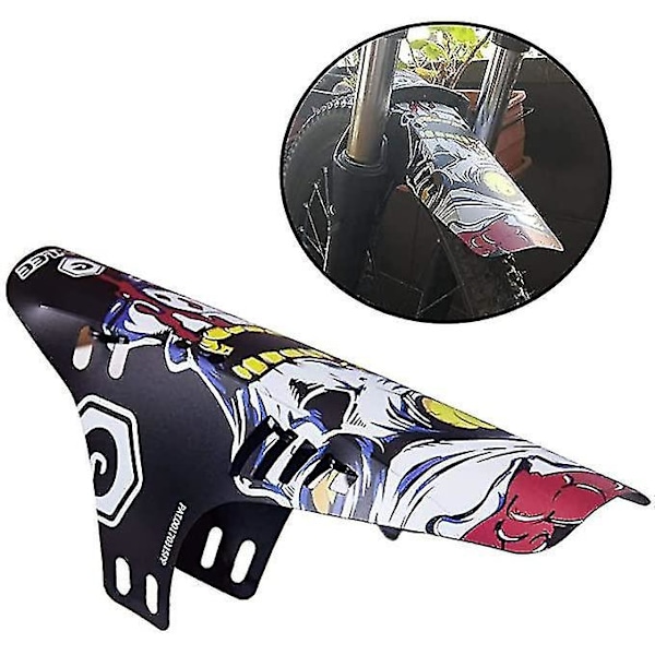 2 st Styrskydd Cykel Fender MTB Lera Skydd Fram Bak