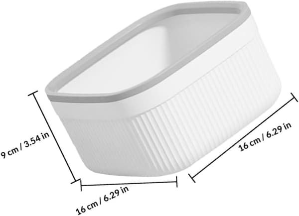 2 st Mini Skrivbords Papperskorg Set, Kompakt Form Pp Avfallsbehållare under 4l Kapacitet