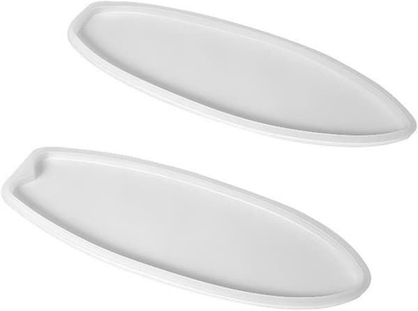 2 stk DIY silikon surfbrettform for epoksystøping, surfbrettunderlegg silikonformsett