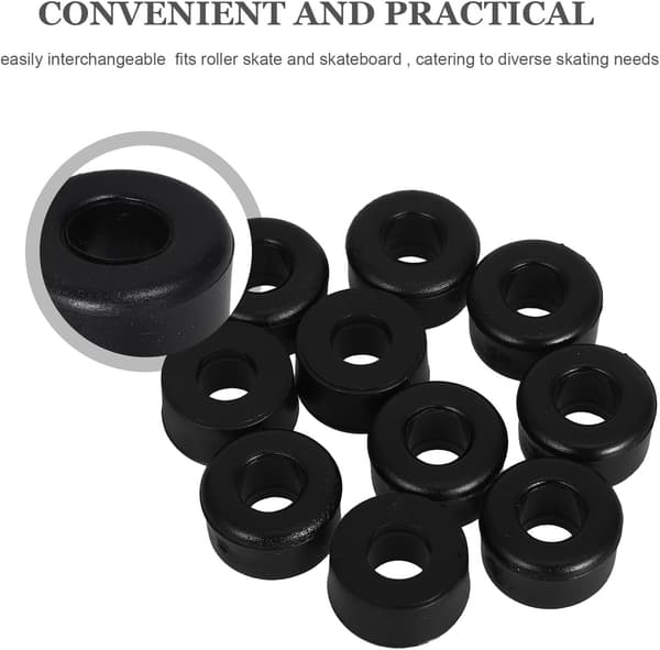 20 stk. absorberende foringer for rulleskøyter, støtsikre PVC-puter for skateboard, erstatning
