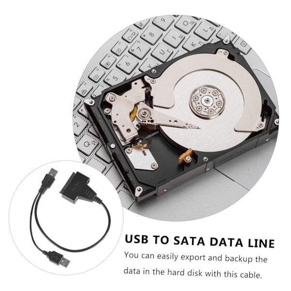 Till Usb-kabel Extern Hårddiskadapter Usb till Datakabel -tums Hdd-kabel