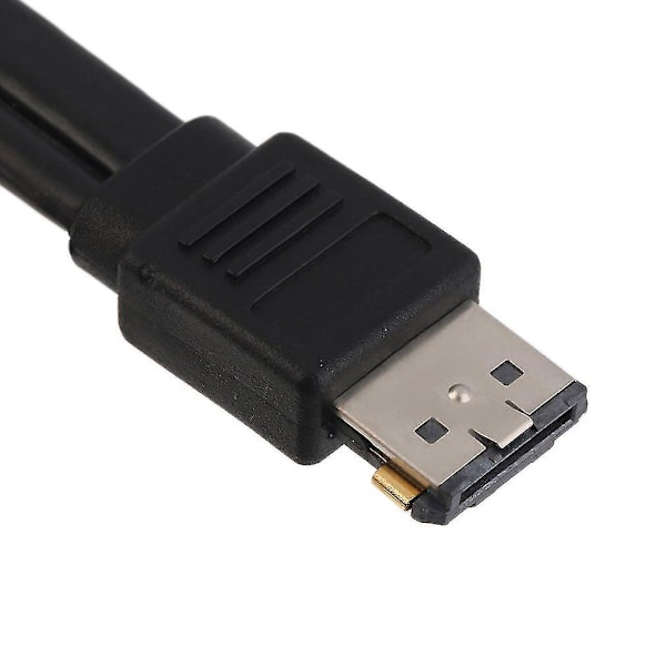Strömsatt eSATA 5V 12V Combo till 22-stifts SATA HDD-adapterkabel