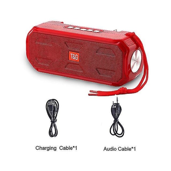 Portabel Bluetooth-högtalare med solladdning, TWS-radio