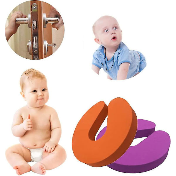 4 stk. Dørstopper Skum Fingerbeskyttere 4 stk. Dørstopper Skum Dørstopper, Babygave