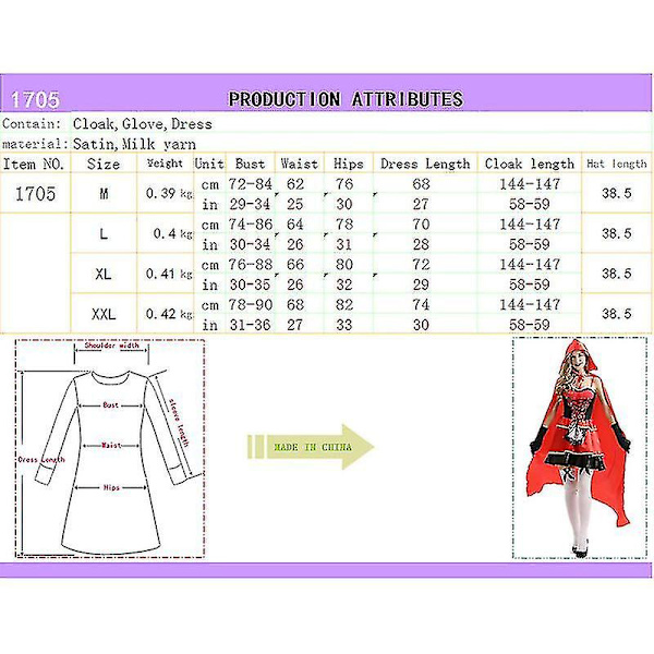 Kvinders Kjole Gothic Kostume Kvinde S