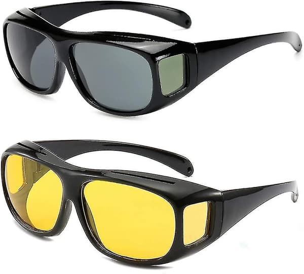 Uv400 Nattsyn Goggles Passar Över Glasögon Wrap Around