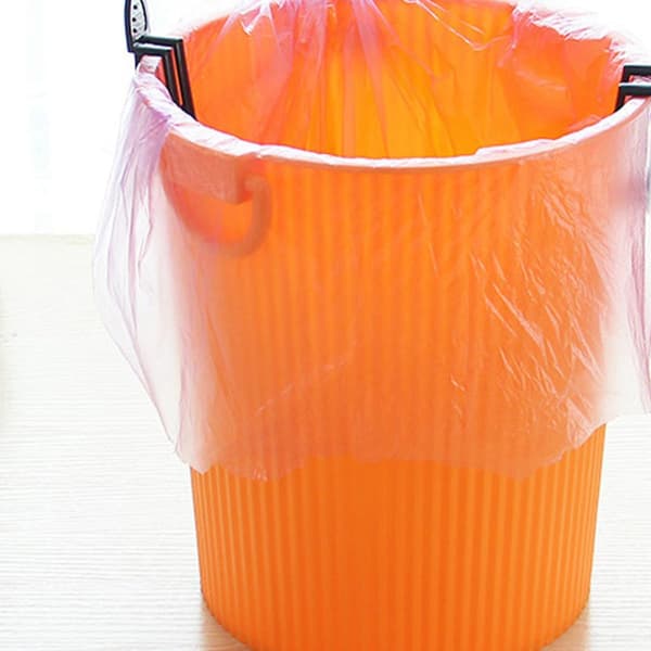 50 st soppåsklämmor av plast, stabila svarta