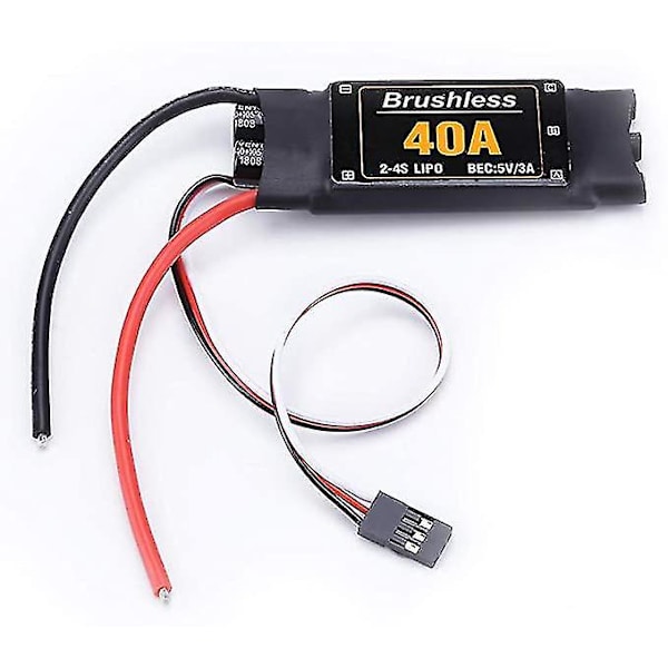 40A RC Helikopter Brushless ESC Hastighedskontrol