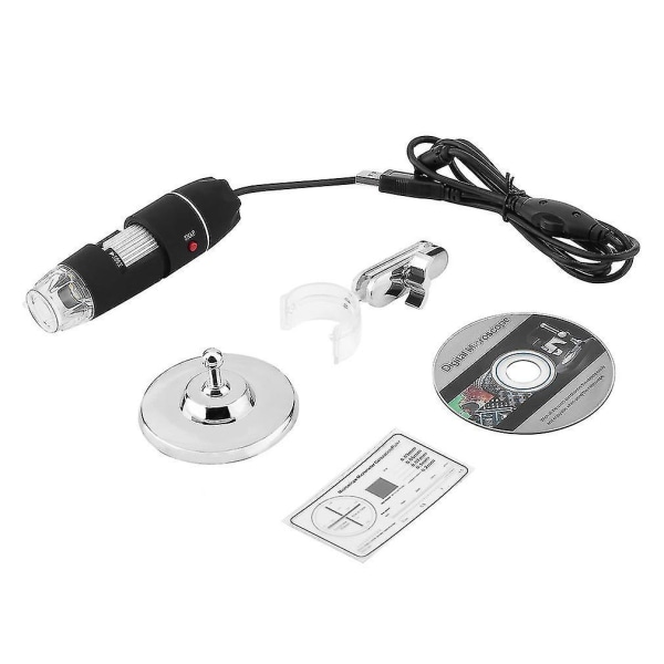 50-500x 2MP USB LED-belyst Digital Mikroskopkamera