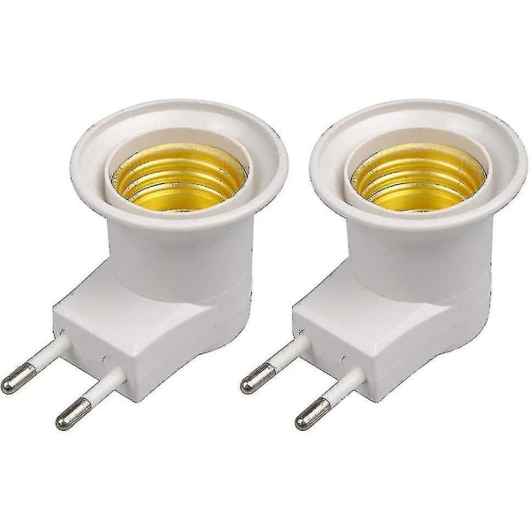 Ledlampa E27 Eu Plug Adapter Converter För Lamphållare