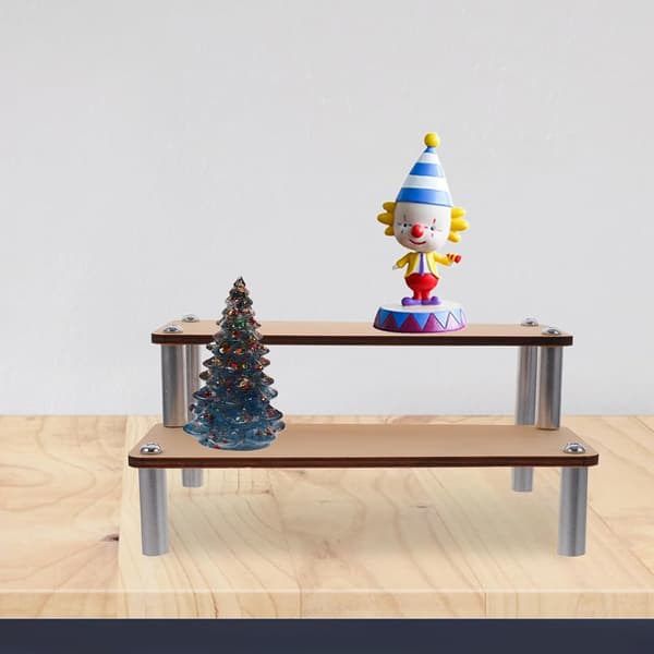 Træ Multi-lags Display Riser Stand og Figurer, Organizer til Modelsamling