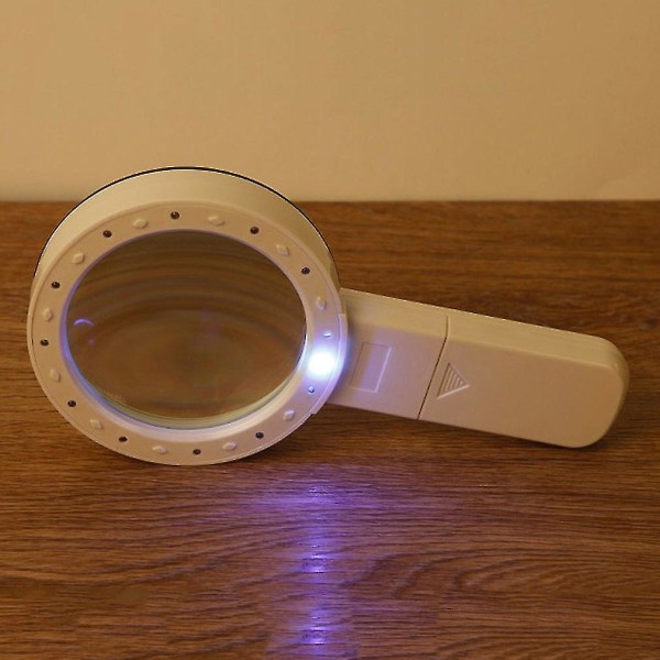 Förstoringsglas Lupp LED Ultraviolett Penga Detektor
