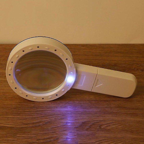Forstørrelsesglass Lupe LED Ultrafiolett Pengesensor