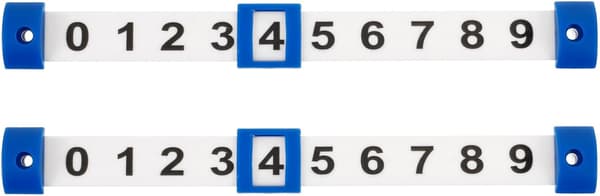 Bordfotball Resultatteller, 2 stk. 9-sifret Resultattellerindikator