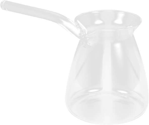 450 ml tekanne i glass med sidehåndtak for tehus og hotellbruk, solid og egnet