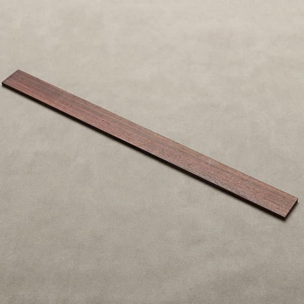 Ersättningsgitarrgreppbräda 40 mm bred brunt trämaterial inte lätt att spricka hjälper till att spela gitarr exakt