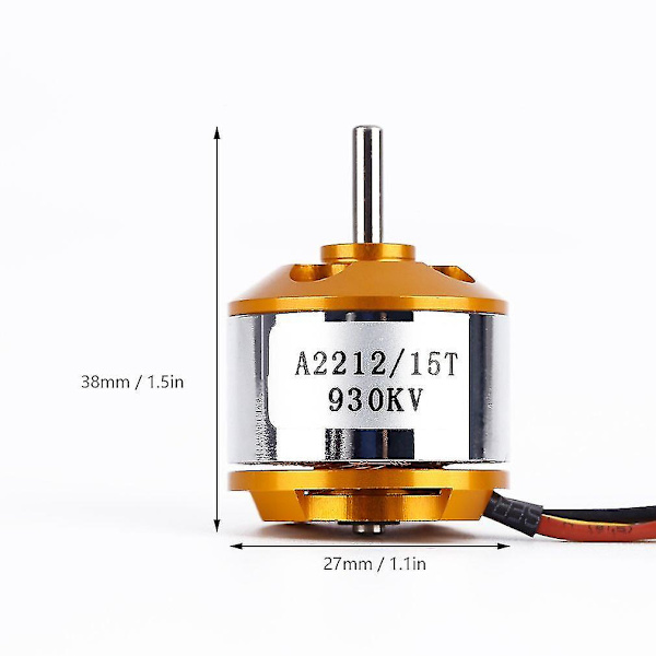 A2212 Børsteløs Motor til Multirotor Fly