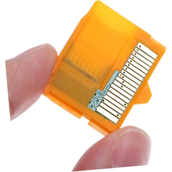 2 stk. Adapterkort Kameraer Gul Hukommelseskort Adapter 8gb Kompakt og Nem at Bruge