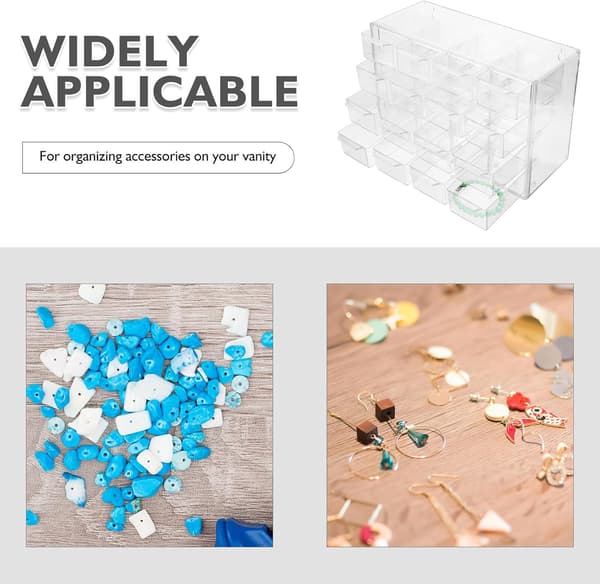 Smyckesförvaringslåda Örhängeshållare Organizer Smyckesmakeup Organizer Ring Displayfodral