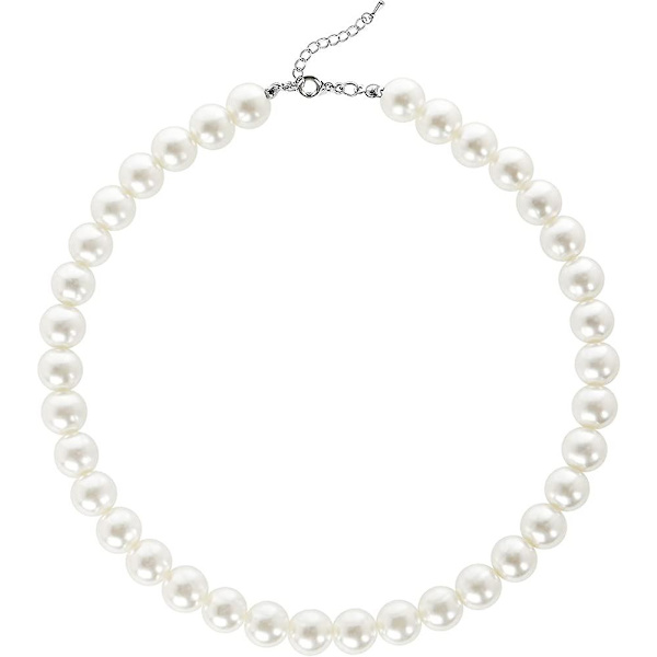 Rund Imitert Choker Halskjede Bryllupshalskjede For Bruder