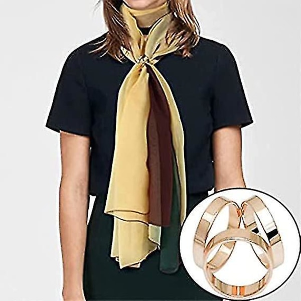 Tørklædelås Clips 4 stk Tørklædespænde Fashion Tørklædering