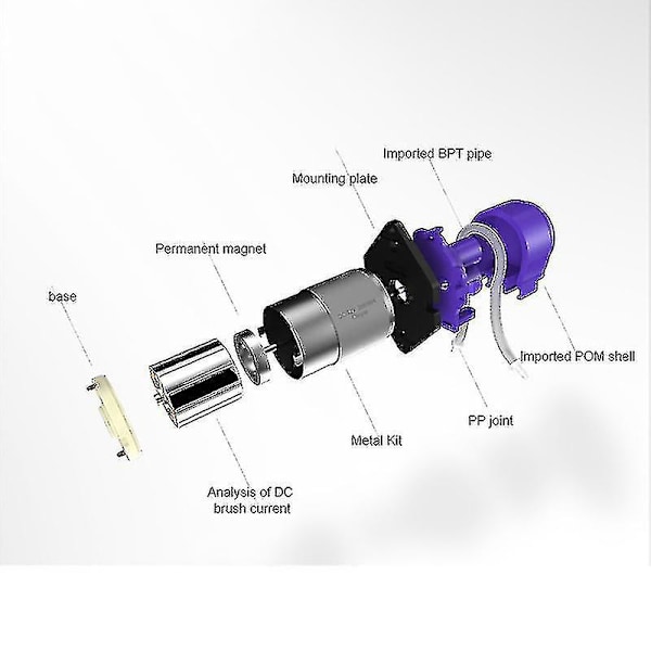 Mini Husholdningsvannpumpe Stille Selvsugende Pumpe Med Slange Automatisk Pumpe Med Sterk Kraft 24A