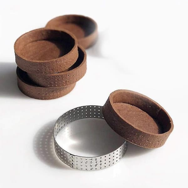 3 Egg T-ring Kompatibel med Rustfritt Stål Bakeform Kakeform Dessertbutikk