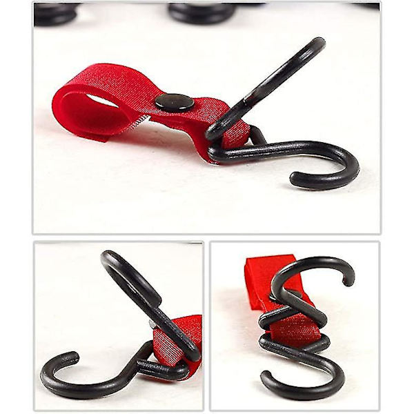5 stk. Buggy Clips Barnevogns Krog Barnevogns Organiser Holdere