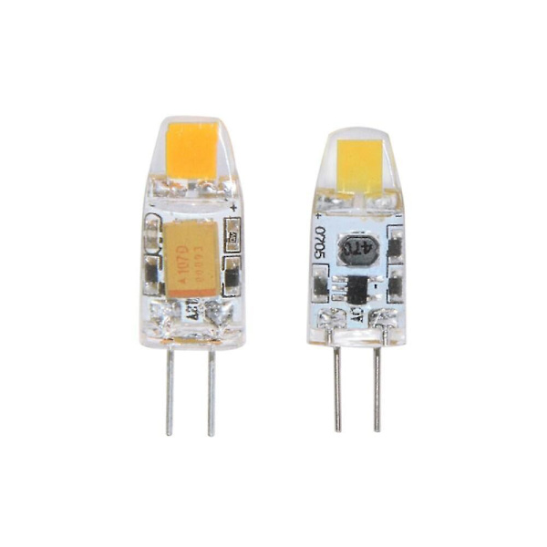 6 stk G4 2W 1LED Dimmbare Maislys AC12VDC12V Hvit Varmt