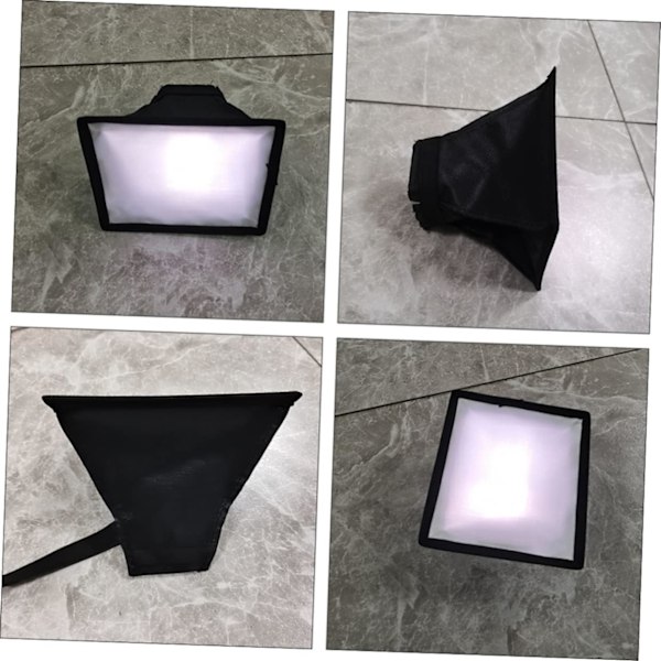 15x17cm Softbox Flash Diffuser til Speedlight Bærbar Ring Light Diffuser Letvægts Nem at Bære