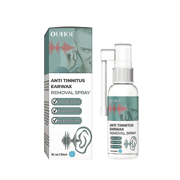 Tinnitus Relief Spray Korvasoitto Relief Kuulonsuojaus -30 ml