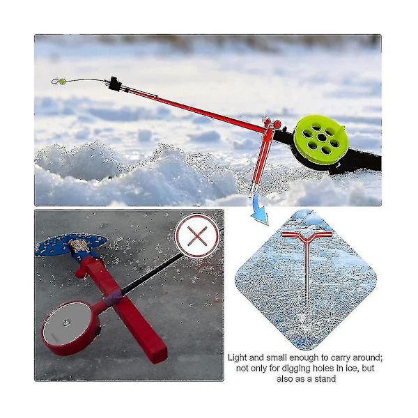 6 stk. Isanker Isbor Isfiskeri Stangholdere Metal Teltspænder Isfiskeri Ly Accessorie-yuhao
