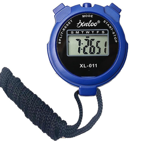 Stoppur Timer Sport Domare Digital Klocka Bärbar Vattentät Stoppur Intervallträning Timer