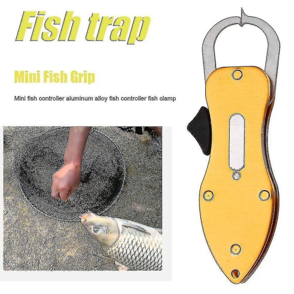 Mini Fisketang Udendørs Bærbar Fiskeri Tang Gripper Alumin1 Pcspurple