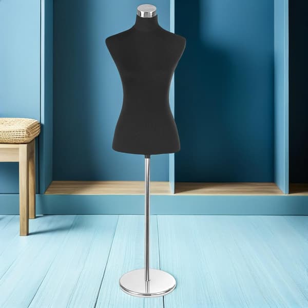 Mannekengerstatning Rustfri Stål Stang 50cm for Halvkropps Mannekengstativ Tilbehør