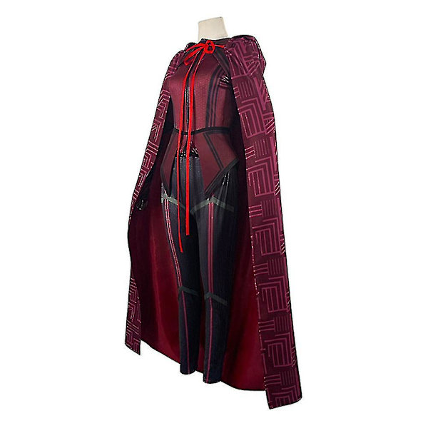 Wanda Maximoff Kostume Scarlet Outfits Wanda Kappe Handsker Hovedbeklædning Kvinder Fancy Up L