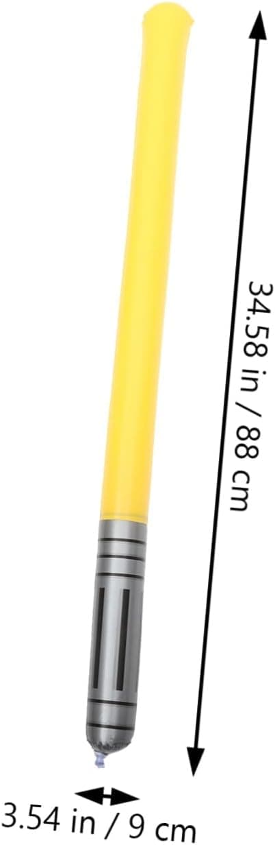 10 stk oppblåsbare lysende PVC-festartikler for gutter og jenter Bursdag Sci-fi Sverd Cosplay Rekvisitter