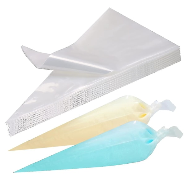 Sprøyteposer Engangs Bakeposer Kake Cupcake Cookies Dekoreringsposer For Glasur Og Frosting, Pakke Med 505