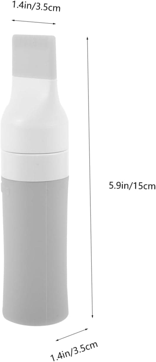 3 st 60 ml silikon hårfärgningsrotkamapplikatorflaskor bärbar hårfärgningshårbottenoljeapplikation