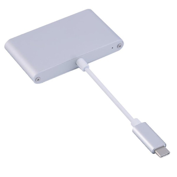 Type C USB-C til 4-Port Hub USB 2.0 Adapter 5 Gbps