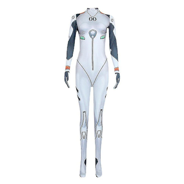 Anime Ayanami Rei Bodysuit Kvinder Dragt Fancy Up Jumpsuit Kostume XL