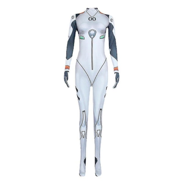 Anime Ayanami Rei Kostym Bodysuit Kvinna Dräkt Jumpsuit M