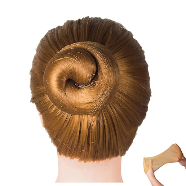 150 stk Usynlige Hårnett for Kvinner, Ballet Bun (Lys Kaffe)