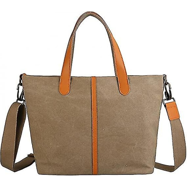 Canvas Crossbody Tasker til Kvinder Vintage Nylon Canvas Skuldertasker Mode Dame Skuldertasker