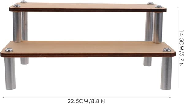 Træ Multi-lags Display Riser Stand og Figurer, Organizer til Modelsamling