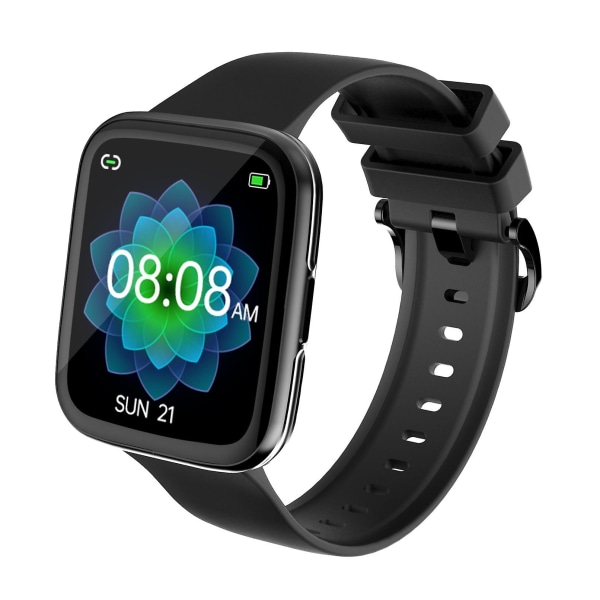 1,69-tums ultratunn sömntemperaturövervakning med full pekskärm för smart watch Black