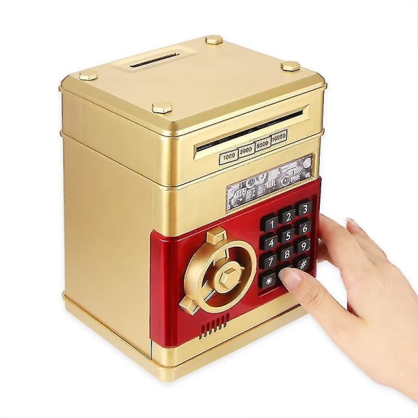 Elektronisk Spargris Safeboks Pengeboks Digital Sparing